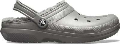 Productafbeelding van Crocs 203591 Classic Lined Clog, gevoerde uni slipper, verkrijgbaar in 4 kleuren, maat 22-51, grijs, EU-maat 39-40 (M7)