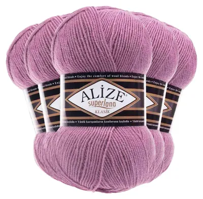 Strickgarn ALIZE SUPERLANA KLASIK 28 hortensie