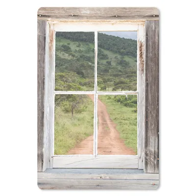 Produktbild von MuchoWow® Mauspad Mousepad Durchblick - Holz - Afrika 18x27 cm - Mousepads - Maus Mat - Pad - Mausunterlage