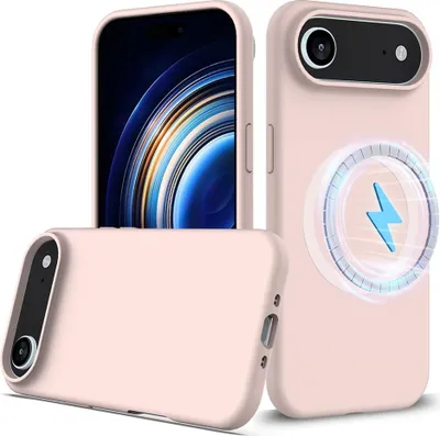 Produktbild von iPhone Air Hülle - Coverup Liquid Colour Back Cover - MagSafe Compatible - Pink