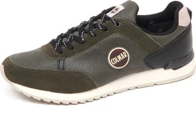 Produktbild von E7486 sneaker uomo grün/schwarz COLMAR TRAVIS DRILL scarpe Schuh Mann