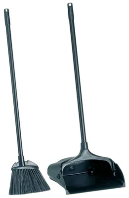 Immagine prodotto di Manico per paletta con pala e scopa nero RUBBERMAID