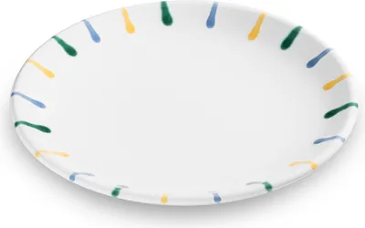 Produktbild von Gmundner Keramik Buntgeflammt Dezertní talíř 20 cm