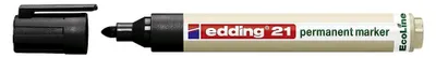Obrázek produktu pro Edding 4-21001 21 Permanentní popisovač EcoLine - 1,5 - 3 mm, černý, plnitelný
