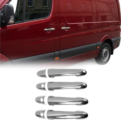 Image de Couverture de poignée de porte pour Mercedes Sprinter 2006-2018 en Acier Inox