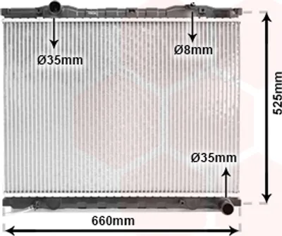 Image de 4/04- radiateur 2.4i 16V (±AC), 2.5CRDi (±AC) [470*649*18] 83002055
