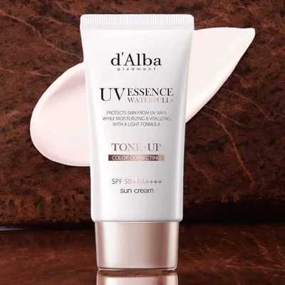 Obrázek produktu pro d'Alba - Waterfull Tone-Up Sun Cream SPF50+ PA++++ - Tónovací krém s SPF na obličej 50ml