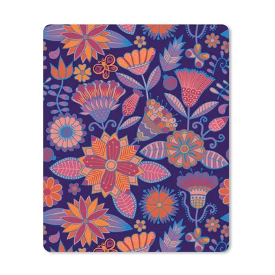 Produktbild von MuchoWow® Mauspad Mousepad Schmetterling - Blumen - Muster 19x23 cm - Mousepads - Maus Mat - Pad - Mausunterlage - Mauspads - Spielen