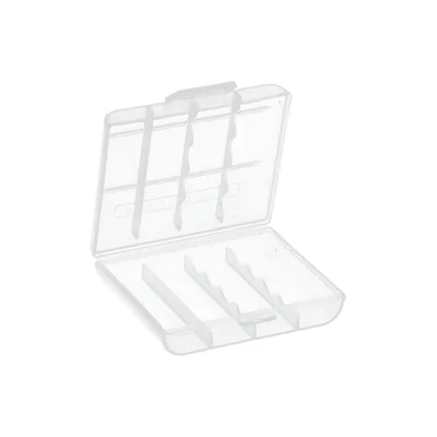 Produktbild von 10x Aufbewahrungsbox Akkubox für 4x AA oder 5x AAA Akkus Batterien