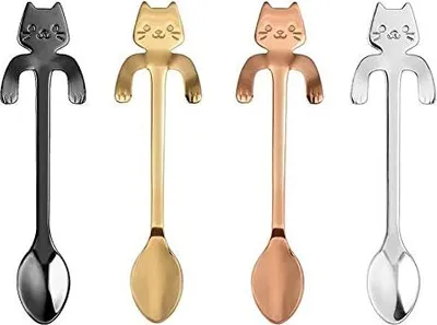 Produktbild von Katze Kaffeelöffel im 4er Set