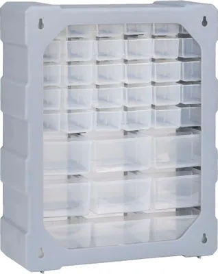 Obrázek produktu pro vícedílný organizér vidaXL s 39 zásuvkami 38x16x47 cm