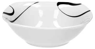 Produktbild von Galaxy Müslischale Suppenschale kleine Schale Ø14,3cm 300 ml Liniendekor edles Marken-Porzellan