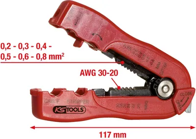 Produktbild von KS TOOLS 115.1251 Abisolierwerkzeug