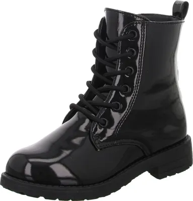 Produktbild von girlZ onlY Mädchen-Schnürstiefelette Lack Schwarz, Farbe:schwarz, EU Größe:35