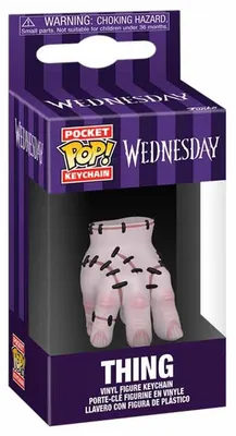 Zdjęcie produktu dla FUNKO POP! KEYCHAIN Thing, Brelok na klucze, Wielobarwny, Winyl, The Addams Family, 102 mm, Pudełko