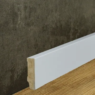 Produktbild von Aussenwinkel Für MDF Sockelleisten 16 x 58 x 400 mm Weiß zum Kleben, Schrauben & Nageln MDF-Kern foliert Außenecken by PROVISTON