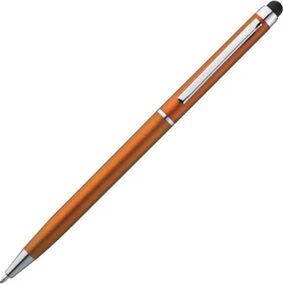 Produktbild von 5 Touchpen Kugelschreiber / Farbe: orange