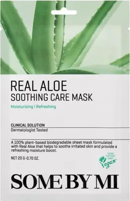 Obrázok produktu pre SOME BY MI Real Aloe Soothing Care Mask 20 g - upokojujúca maska na tvár