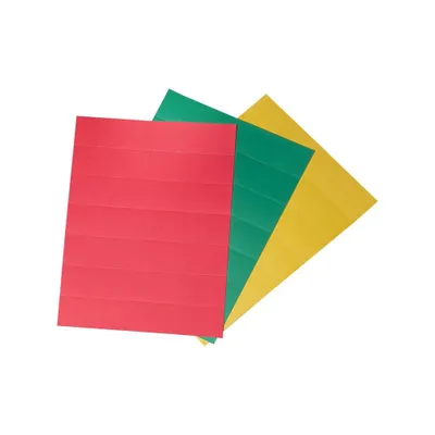 Produktbild von Beschriftungsschild 3 Farben je 14 Stück