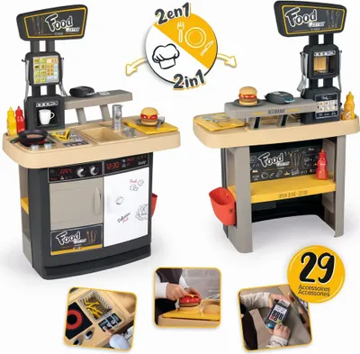 Obrázek produktu pro Smoby Food Corner Restaurant, Kuchyň a jídlo, 3 rok/roky