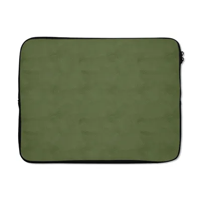 Produktbild von MuchoWow® Laptop Hülle 15 Zoll Leder - Grün - Tiere Laptoptasche - Laptoptasche - Sleeve - Rundum-Schutz