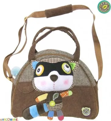 Produktbild von EcoSnoopers Stilvolle Waschbär Kinder Tasche - Braun