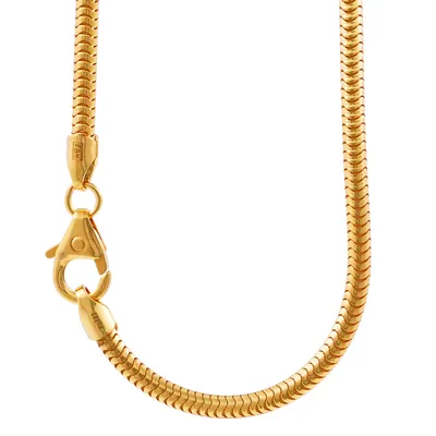 Produktbild von Goldkette Schlangenkette Länge 55cm - Breite 2,5mm - 585-14 Karat Gold