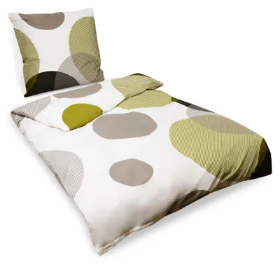 Immagine prodotto di Beautissu Set di biancheria da letto 2 pezzi Copripiumino 155x220 e federa 80x80 cm