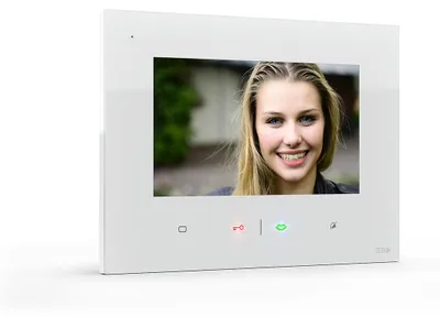 Image de m-e modern-electronics VDV-807 portier vidéo filaire unité intérieure blanc (41268)