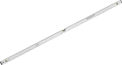Produktbild von Bau Aluminium Wasserwaage / Messwaage, 200 cm, mit 3 Libellen und Messskala