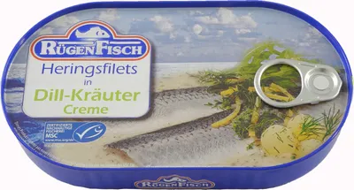 Produktbild von Heringsfilets in Dill-Kräuter Creme (200 g)