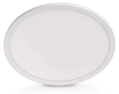 LED přisazené svítidlo FLORI kruhové, bílé, 18W, neutrální bílá