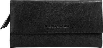 Zdjęcie produktu dla Skórzany portfel SPIKES & SPARROW Bronco Wallet RFID Black czarny