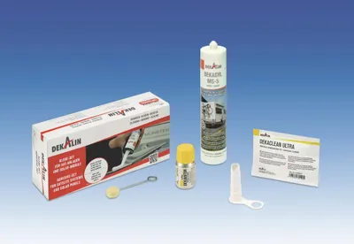 Produktbild von DEKALIN Klebeset DEKAsyl MS-5 290ml+30ml Wohnmobil Wohnwagen weiß