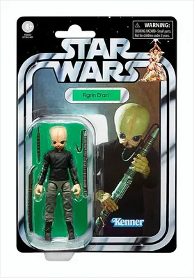 Produktbild von Hasbro F5632 Disney Star Wars Figrin D´an Kenner, Actionfigur mit 3 Instrumenten, Star Wars the Vintage Collection