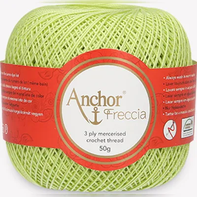 Image de Anchor Freccia 12 – fil de coton pour le crochet et la dentelle (couleur 00253)