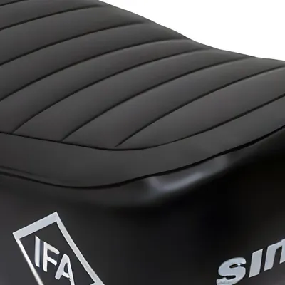 Immagine prodotto di Panca strutturata, nero/nero con scritta Simson - Simson S50, S51, S70 Enduro
