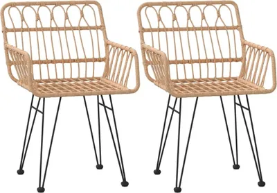 Zdjęcie produktu dla VidaXL 319426, Taras, Polietylen, Technorattan, Stal, 560 mm, 640 mm, 800 mm, 44 cm