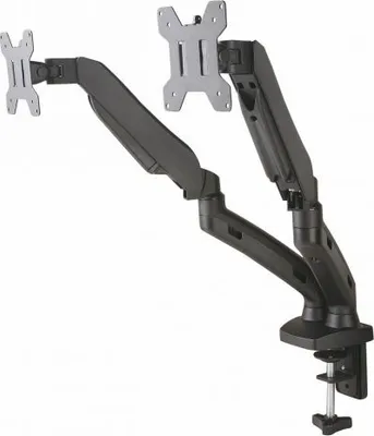 Obrázok produktu pre ART Desk handle on gas spring for 2 LEDs / LCDs 13-27 inches L-13GD