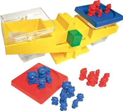 Produktbild von EDUPLAY 120042 Spielwaage mit 24 Sortierbarren, mehrfarbig (1 Set)