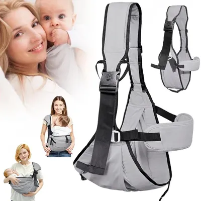 Produktbild von Verstellbare Baby Tragetuch Seitlich Babytrage Kindertrage Kleinkind Tragegurt