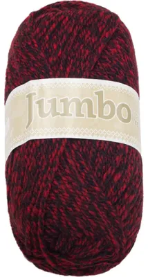 Immagine prodotto di Filati JUMBO - 100 g, 147 m - Rosso, Nero