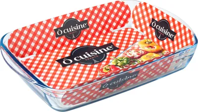 Immagine prodotto di Casseruola Teglia in vetro Piastra da forno Tiramisù per lasagne Teglia per torte 39 x 24 cm 3 L