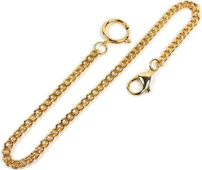 Produktbild von Minott Taschenuhrkette Gliederkette Edelstahl vergoldet RE22040