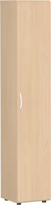 Produktbild von Geramöbel Flügeltürenschrank mit Standfüßen, Griff links oder rechts, inkl. Türdämpfer, nicht abschließbar, 400x420x2160, Buche/Buche, S-346100-BB