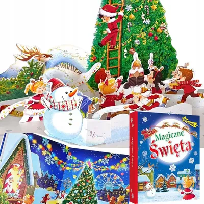 Obrázek produktu pro Magisches Weihnachts-Pop-up-Buch mit 3D-Elementen