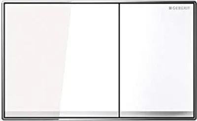 Produktbild von Geberit Betätigungsplatte Sigma60, für 2-Mengen-Spülung, flächenbündig