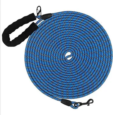 Produktbild von Famanu Hundetrainingsleine 10m, 20m, 30m - Reflektierendes Nylon mit Komfortgriff