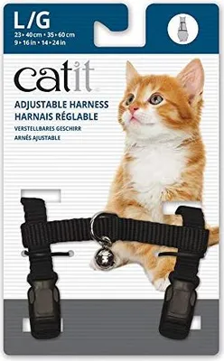 Image de Harnais Catit Breakaway L, Schwarz
