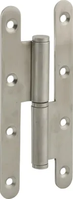 Image de Paumelle de Paris porte d'entrée / d'intérieur, 140x55x2.5mm, inox, gauche - THIRARD